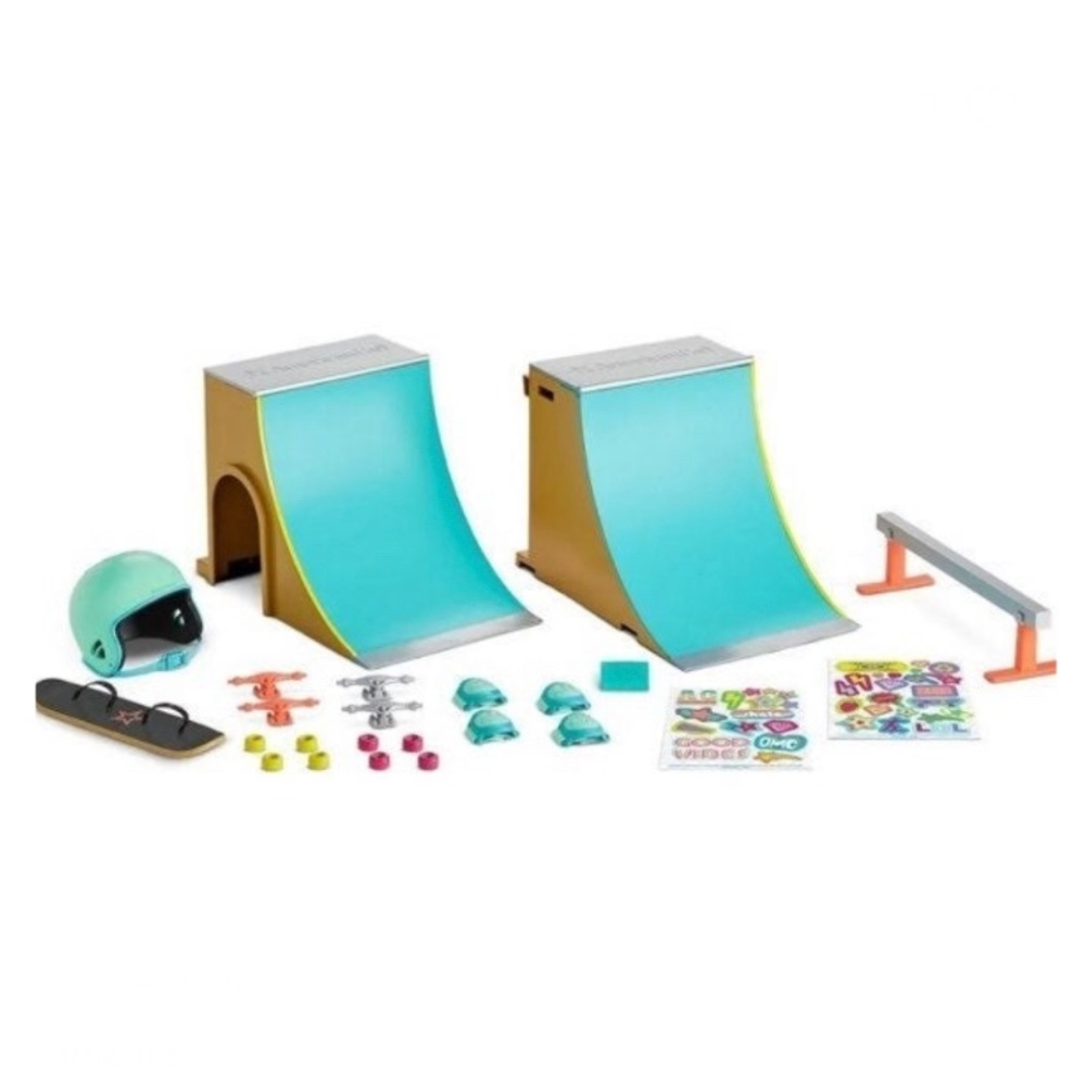 American Girl Skate Park Play Set Dolls Skateboard - Picture 9 of 16